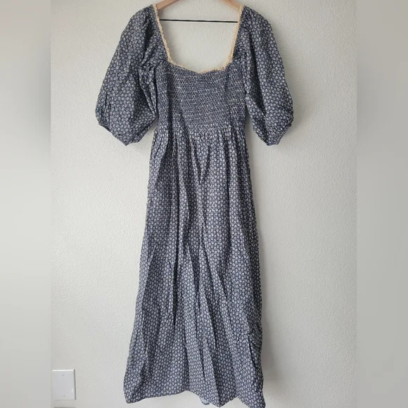 NWOT Christy Dawn Katrina in aster indigo, xlarge - Picture 8 of 12